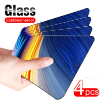 4pcs protcetive glass for poco x3pro screen protector for xiaomi Poco X3 NFC pocophone x3 x 3 pro 3pro tempered glass film cover
