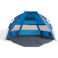 Instant 4 Person Easy Set Up Sun Shelter - Blue Camping Supplies Freight Free Nature Hike Camping Tent Travel Tents Outdoor