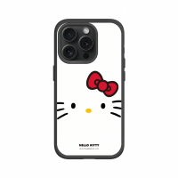預購 RHINOSHIELD 犀牛盾 iPhone 15/Plus/Pro/Max SolidSuit背蓋手機殼/大臉Hello Kitty(Hello Kitty)