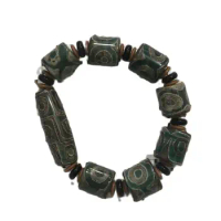 Tianzhu agate jade bracelet high ancient Han Dynasty bracelet for men Buddhist beads