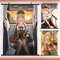 Anime Hololive YouTuber Watson Amelia HD Wall Scroll Roll Painting Poster Hang Poster Home Decor Collectible Decoration Art Gift