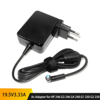 19.5V 3.33A Charger Adapter for HP 246 G3 246 G4 248 G1 250 G2 250 G3 250 Envy 17 6 14 Pavilion 15 PPP009C Charger