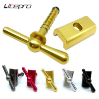 Folding Bike C Buckle C Type Hinge Clamp For Brompton Bicycle Lever Clip Bike Wrench Frame Connectors BMX Accessories
