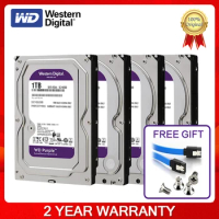 Western Digital WD Purple 3TB 4TB 6TB SATA III 6.0Gb/s 3.5" Internal Hard Drive For Security System Video Recorder DVR NVR CCTV
