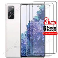 3PCS Tempered Glass For Samsung Galaxy S20 FE 4G 5G 6.5" Protective Film ON GalaxyS20FE S20FE 2022 Screen Protector Cover