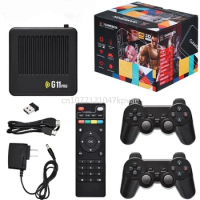 Cross border G11PRO game console TV box dual system HDMI high-definition 4K open-source arcade 2.4G set-top box PSP