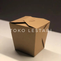 (10 Pcs) Box Kraft Ricebox Food Pail size M