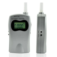 Handhold Digital LCD Breath alcohol tester to prevent drunk driving Torch Design for breath alcohol tester