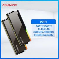 Asgard Bragi DDR4 RGB RAM 16GB 32GB 3600MHz 4000MHz Selected B-die CL14 CL16 Memoria Ram Desktop Memory Mirror Design