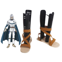 Nozel Silva Shoes Cosplay Black Clover Nozel Silva Cosplay Sandals Brown Shoes Custom Made