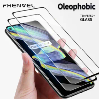 2pcs Protective Glass For Realme X7 Max Full Cover Screen Protector For Realme X7 X2 Pro X50 XT X3 Superzoom Oleophobic Glass