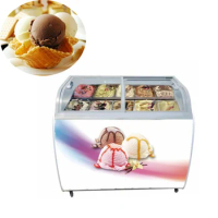 Countertop 6 pans Gelato Showcase Display Freezer/tabletop Ice Cream cabinet/ice cream display showcase