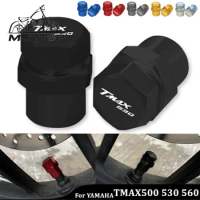 Motorcycle Accessories Tire Valve Air Port Stem Cap Cover Plug For Yamaha TMAX530 DX/SX TMAX560 TECH MAX T-MAX 500 T-max 530 560