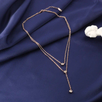 Kalung Titanium Fashion 2 Layer
