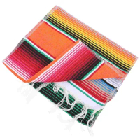 Carpetss For Mexican Table Flag Decorative Rainbow Blanket Colorful Desktop Tabletop Sofa Stylish Dining Carpetss Fors
