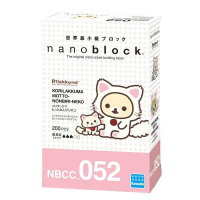 河田積木 kawada nanoblock NBCC-052 拉拉熊(白) 悠閒的貓咪
