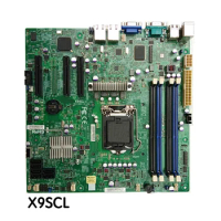 For Supermicro X9SCL Server Motherboard LGA 1155 DDR3 Mainboard 100% Tested OK Fully Work Free Shipping