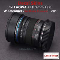 Laowa FFII 9F5.6 Lens Decal Skin Protective Film for Laowa FFII 9mm F5.6 W-Dreamer for Nikon Mount Premium Wrap Covered