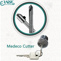 Milling Cutter Compatible with Medeco Keys for Various Manual Vertical Key Cutting Machine Locksmith