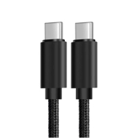 【LineQ】Type-C to Type-C 60W公對公頭PD數據轉接充電短線-20cm UCA100S(Type-C充電線)