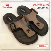 Sandal Pria Yumeida GT 6102L - Cokelat Tua, 38 Original!!!
