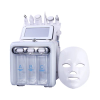 7 in1 H2O2 Hydro Dermabrasion RF Bio-lifting Spa Facial Hydro Facial Microdermabrasion Machine Water Dermabrasion Beauty Machine