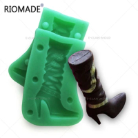 3d High-heeled Shoes Silicone Fondant Molds Cake Decorating Tools Pudding Jelly Dessert Chocolate Baking Mould S0005xz