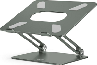 【日本代購】BoYata 筆電、平板 折疊式加高支架-深灰色 (可調節高度角度 耐重20kg)