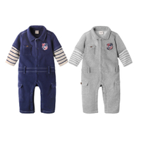baby童衣 假兩件仿牛仔內刷毛工作服連身衣 50737