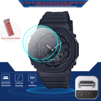 2Pcs 9H Tempered Glass Screen Protector For Casio G Shock GA2100 DW5600 DW-6900/7900 GW-6900/7900 GM-6900 GDX-6900 G-6900/7900