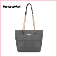 Montana West รุ่น Tote Bag กระเป๋าสะพายไหล่ กระเป๋าถือทรงโท้ท สำหรับผู้หญิง หนัง PU (MWC-2761)