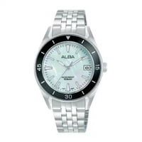 Jam Tangan Alba ACTIVE Wanita AG8Q17 AG8Q19 AG8Q23 AG8Q27 Original Garansi Resmi SILVER BLUE SKY