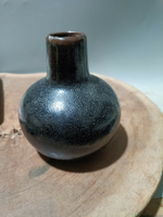 日本回流瓷器窯變釉小瓶花瓶賞瓶，昭和時期，幾十年有。全品。高