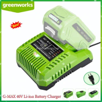 G-MAX 40V Lithium Battery Charger 29482 For GreenWorks 40V Li-ion battery 29472 ST40B410 BA40L210 STBA40B210 29462 20262 29282