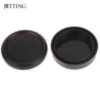 For Fujifilm X Mount Lens Rear Cap / Camera Body Cap Plastic Black Lens Cap Cover Set For XT2 XT3 Xt4 XE3 XE4 XS10 XH1 XH2 Xpro3