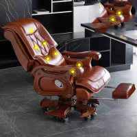 Leather Boss Office Chair School Conference Hand Relaxing Armchairs Floor Free Shipping Cadeira Presidente Office Furnitures