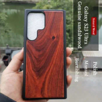 Real Wood Armor Phone Case For Samsung Galaxy S23 Ultra Wooden Cover For Samsung Galaxy S22 S21 S20 Ultra Plus TPU Frame Fundas