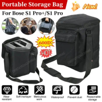 Travel Carrying Case with Handle&amp;Shoulder Strap&amp;Accessory Pocket Portable Storage Bag Carrying Case Bag for Bose S1 Pro+/S1 Pro