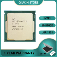 Intel Core i7-8700K i7 8700K CPU 3.7 GHz Six-Core Twelve-Thread Processor 12M 95W LGA 1151