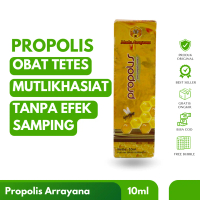 Propolis Arrayana - Obat Tetes Mutlihiasiat 10ml, Tanpa Efek Samping, Antibiotik Alami, Rasa Pahit,