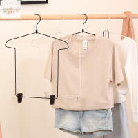 連體套裝衣架 衣褲架 一體掛套裝衣服掛裙褲夾帶夾漢服成人衣架