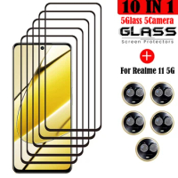 Full Cover Full Glue Tempered Glass For Realme 11 5G Screen Protector Glass For Realme 11 Camera Film