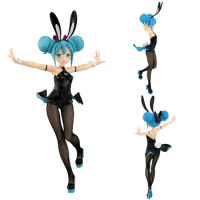 FuRyu Original Virtual Singer Anime Figure VOCALOID Hatsune Miku Bunny Girl Action Figure Toys for Kids Gift 31CM Model Dolls