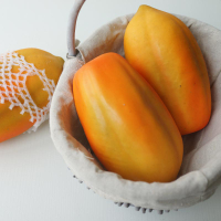 仿真水果擺件假木瓜香蕉模型拍攝道具手感蔬菜裝飾品塑料假水果