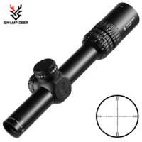 SWAMP DEER 1.2-6X20 Scope Tactical Optic Cross Sight Riflescope Hunting Rifle Scope Sniper Airsoft Air Guns