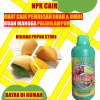 BIO NPK GAZA PUPUK NPK CAIR PENYUBUR MANGGA Obat Organik Cair Percepat Pertumbuhan Bunga Mangga