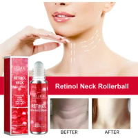 10ml Eelhoe Retinol Moisturizing Cream Caring for Neck Moisturizing Neck Pattern Ball Massage Relax Neck Lifting Firming Cream