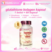 9YOUNG-BASIC FDA certified  Glutathione collagen capsules 1 bottle，total contains: 420mg x 60 tablet
