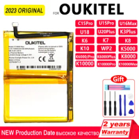 Original For Oukitel S73 WP5/K3 Plus/K6/K7/K10/K5000/K6000/K10000/K10000 Max/K10000 Pro/U16 U18 WP2 U20 Plus Replacement Battery
