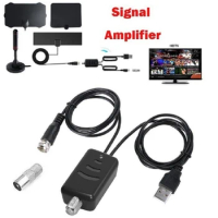 HDTV Antenna Amplifier 4K Low Noise High Gain TV Signal Amplifier UHD Televisions Accessories